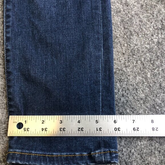 Judy Blue Jeans Womens 3/26 Blue Straight Fit Denim Stretch Mid Rise Comfy 26x30 - Picture 9 of 12